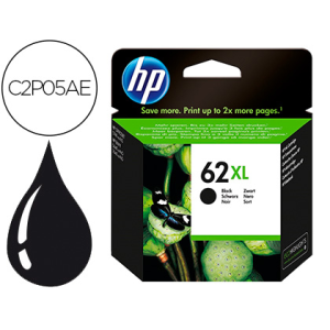 Ink-jet hp 62xl envy 5640/7640 officejet 5740 negro 600 pag