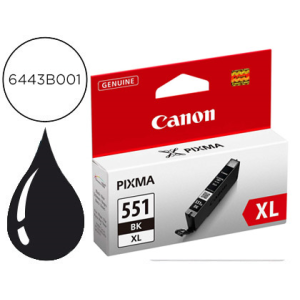 Ink-jet canon cli-551/550xl mg5450 / ip7250 / mg6350 negro