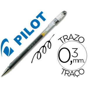 Boligrafo pilot g-1 negro tinta gel