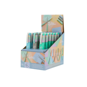 Tijera liderpapel plegable 12 cm con funda y clip colores surtidos