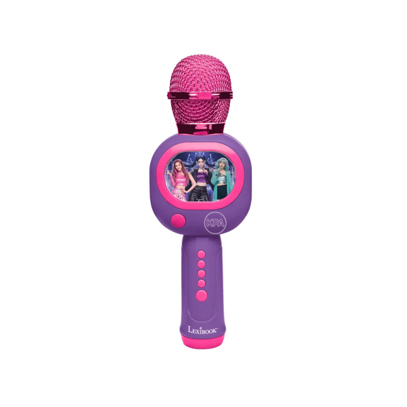 Microfono karaoke lexibook academia k-pop inalambrico con altavoz y luz