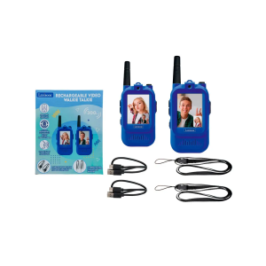 Walkie talkies lexibook con pantalla funcion llamada de video 500 m recargable