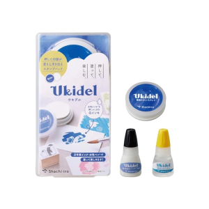 Almohadilla shachihata ukidel tinta invisible efecto relieve recarga 7 ml limpiador 10 ml 73,5x25x140,6