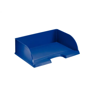 Bandeja sobremesa plastico leitz plus jumbo apaisada color azul 363x103x273 mm