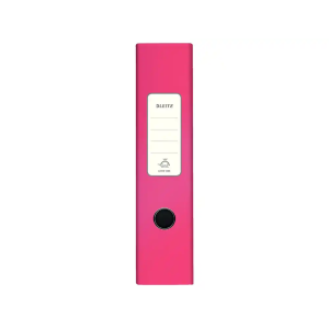 Archivador de palanca leitz wow carton forrado 180 din a4 80 mm fucsia