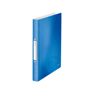 Carpeta de 2 anillas redondas 25 mm leitz wow polipropileno din a4 color azul