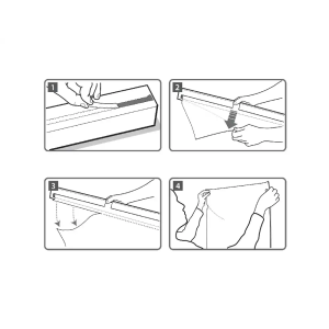 Pizarra blanca nobo instant cuadricula 600x800 mm rollo de 25 unidades