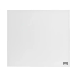 Pizarra cristal nobo magnetica blanco 450x450 mm
