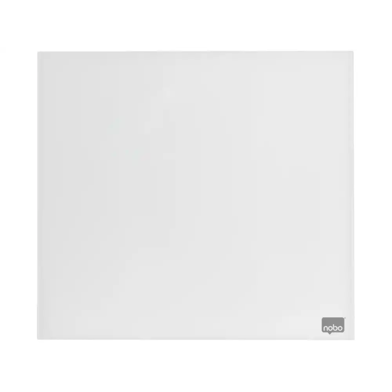 Pizarra cristal nobo magnetica blanco 450x450 mm