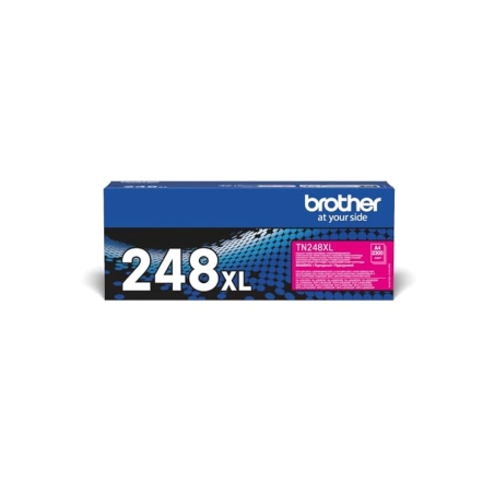 Toner brother tn248xlm hll3220cw / 3240cdw magenta 2300 paginas
