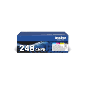 Toner brother tn248val hll3220cw / 3240cdw multipack 4 colores negro amarillo cian magenta 1000 paginas