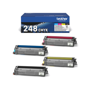 Toner brother tn248val hll3220cw / 3240cdw multipack 4 colores negro amarillo cian magenta 1000 paginas