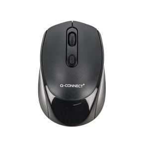 Raton q-connect optico inalambrico dpi 800/1200/1600 receptor usb 2,4 ghz negro
