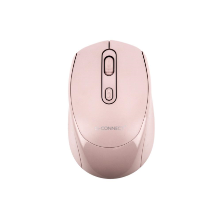 Raton q-connect optico inalambrico dpi 800/1200/1600 receptor usb 2,4 ghz rosa