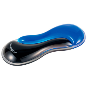 Reposamuñecas kensington duo gel para raton/trackball slim color negro/azul 192x72x22 mm