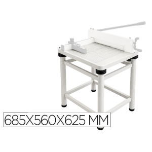 Mesa para guillotina q-connect kf14297 manual professional largo de corte 430 mm medidas 685x560x625 mm