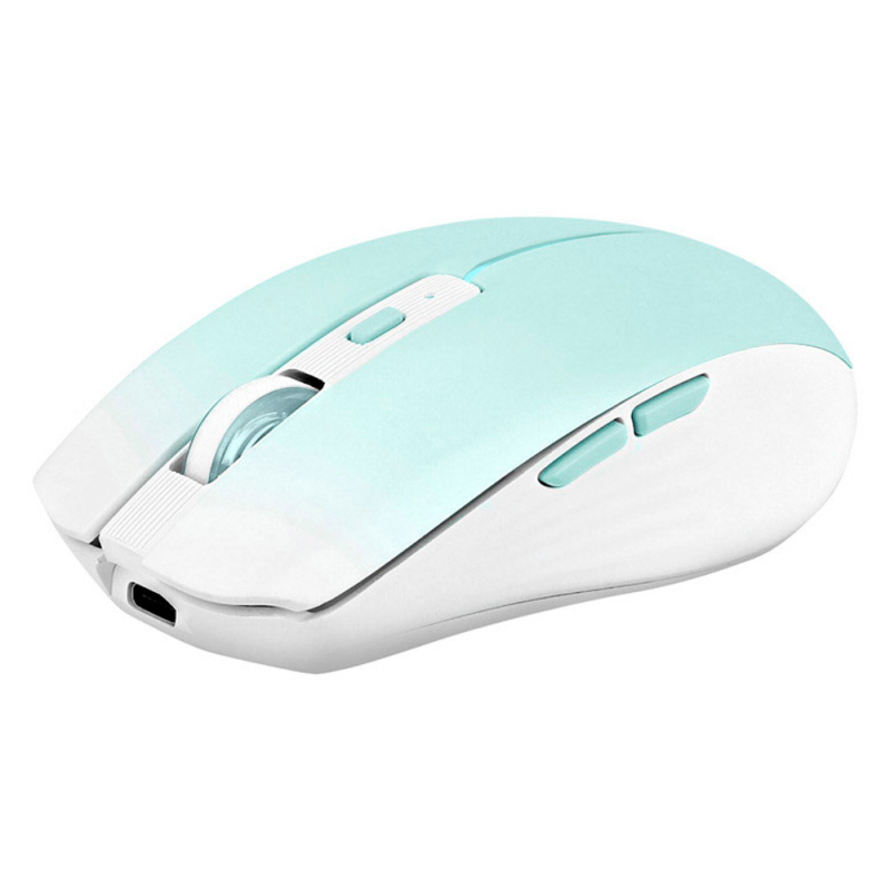 Raton tnb gradient inalambrico 1600 dpi usb tipo-c seis botones color azul