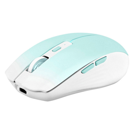 Raton tnb gradient inalambrico 1600 dpi usb tipo-c seis botones color azul