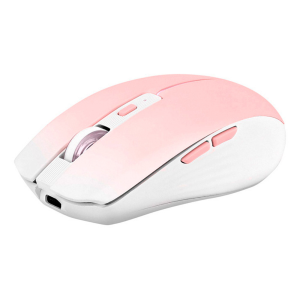 Raton tnb gradient inalambrico 1600 dpi usb tipo-c seis botones color rosa
