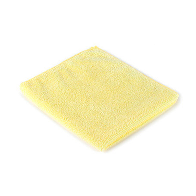 Bayeta microfibra dahi terry para limpieza en seco y humedo amarillo 40x36 cm pack de 12 unidades