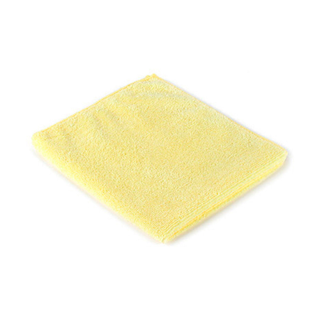 Bayeta microfibra dahi terry para limpieza en seco y humedo amarillo 40x36 cm pack de 12 unidades