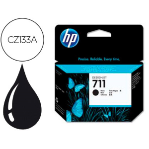 Ink-jet hp n. 711 designjet t120 / t520 negro 80 ml
