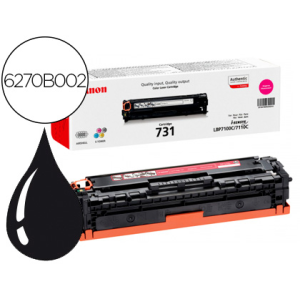 Toner canon 731 m i-sensys lbp7100cn / lbp7110cw / mf623cn / mf628cw / mf8230cn / mf8280cw magenta 1500 pag