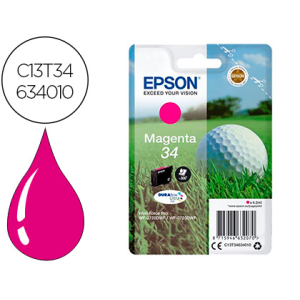 Ink-jet epson 34 workforce pro wf-3720 / wf-3720dwf / wf-3725dwf magenta 300 paginas