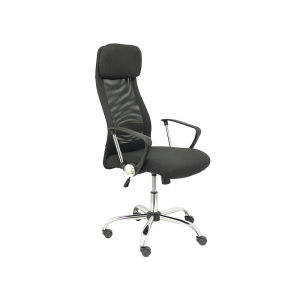 Silla de direccion pyc esteras con brazos fijos regulable en altura respaldo en malla transpirable con