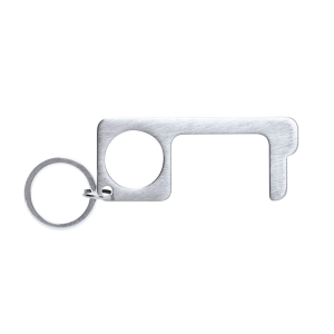 Llavero higienico anticontacto bigox acero inoxidable 3,20x7,60 cm
