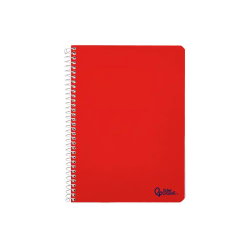 Cuaderno espiral liderpapel a4 micro smart tapa blanda 80h 75gr cuadro 5mm doble margen 4 taladros colores
