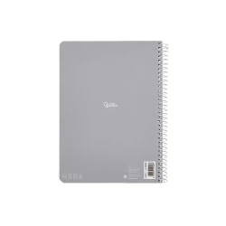 Cuaderno espiral liderpapel a4 micro smart tapa blanda 80h 75gr cuadro 5mm doble margen 4 taladros colores