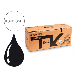 Toner kyocera tk5270k negro para ecosys m6230 / 6630cidn