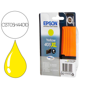 Ink-jet epson 405 xl wf-3820dwf / wf-4820dwf / wf-7830dtwf / wf-7840dtwf alta capacidad amarillo