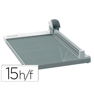 Cizalla de rodillo leitz precision office a3 base madera plastificada longitud corte 457 mm capacidad de
