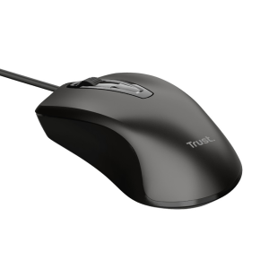 Raton trust basic optico 4 botones 1200 dpi usb 2.0 color negro