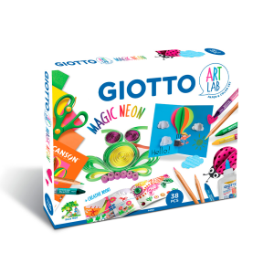 Set creativo giotto art lab magic neon