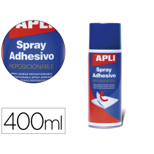 Pegamento apli spray reposicionable bote de 400 ml