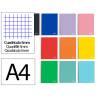 Cuaderno espiral liderpapel a4 micro witty tapa dura 120h 90gr cuadro 5mm 5 bandas 4 taladros colores surtidos
