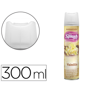 Ambientador spray splash aroma vainilla bote de 300 ml