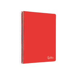 Cuaderno espiral liderpapel a4 micro witty tapa dura 120h 90gr cuadro 5mm 5 bandas 4 taladros colores surtidos