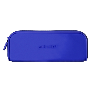 Estuche portatodo antartik prisma silicona soft rectangular 185x50x75 mm color azul oscuro