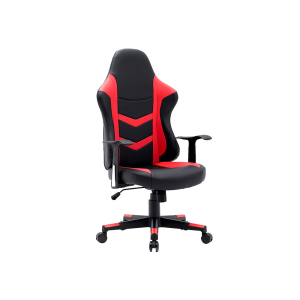 Silla q-connect gaming orvieto simil piel base nylon alt max 1200 anc 650 prof 650 mm ruedas premium negro rojo