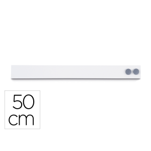 Barra magnetica maul standard longitud 50 cm color blanco con dos imanes incluidos