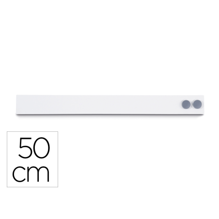 Barra magnetica maul standard longitud 50 cm color blanco con dos imanes incluidos