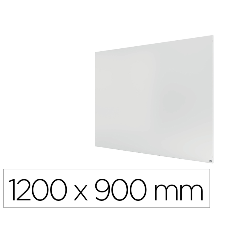 Pizarra blanca nobo infinity sin marco acero lacado magnetico 1200x900 mm