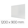 Pizarra blanca nobo infinity sin marco acero lacado magnetico 1200x900 mm