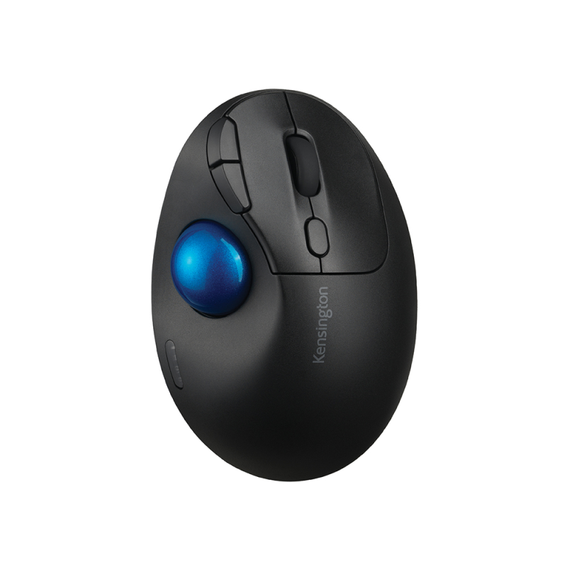 Raton kensington optico trackball tb450 pro fit ergo 1600 dpi inalambrico color negro/azul
