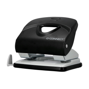 Taladrador q-connect kf14220 negro abertura 2,7 mm capacidad 30 hojas