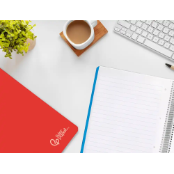 Cuaderno espiral liderpapel a4 micro witty tapa dura 120h 90gr horizontal 8mm 5 bandas 4 taladros colores surtidos